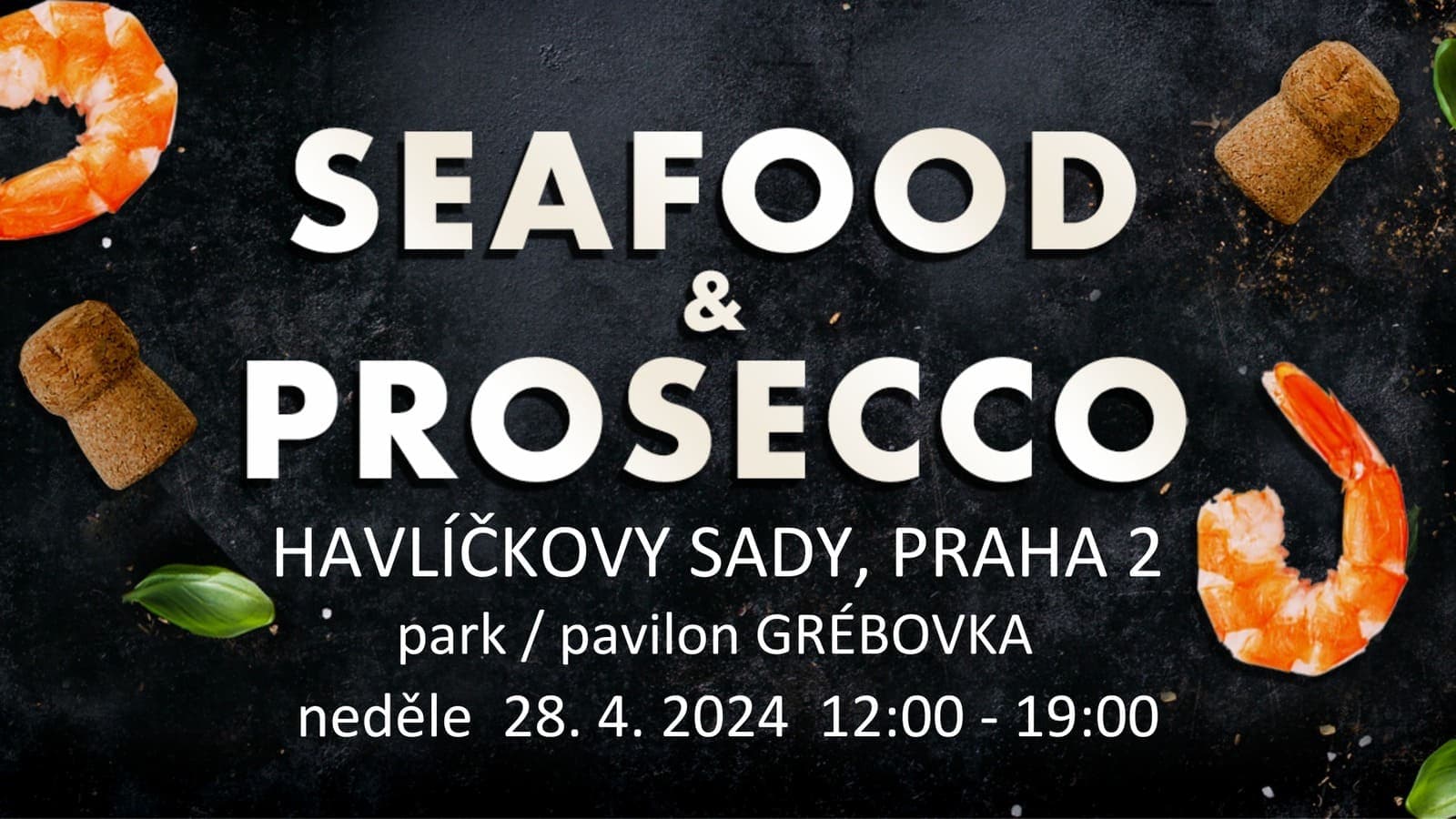 28 апреля в Праге пройдет фестиваль морепродуктов и просекко
