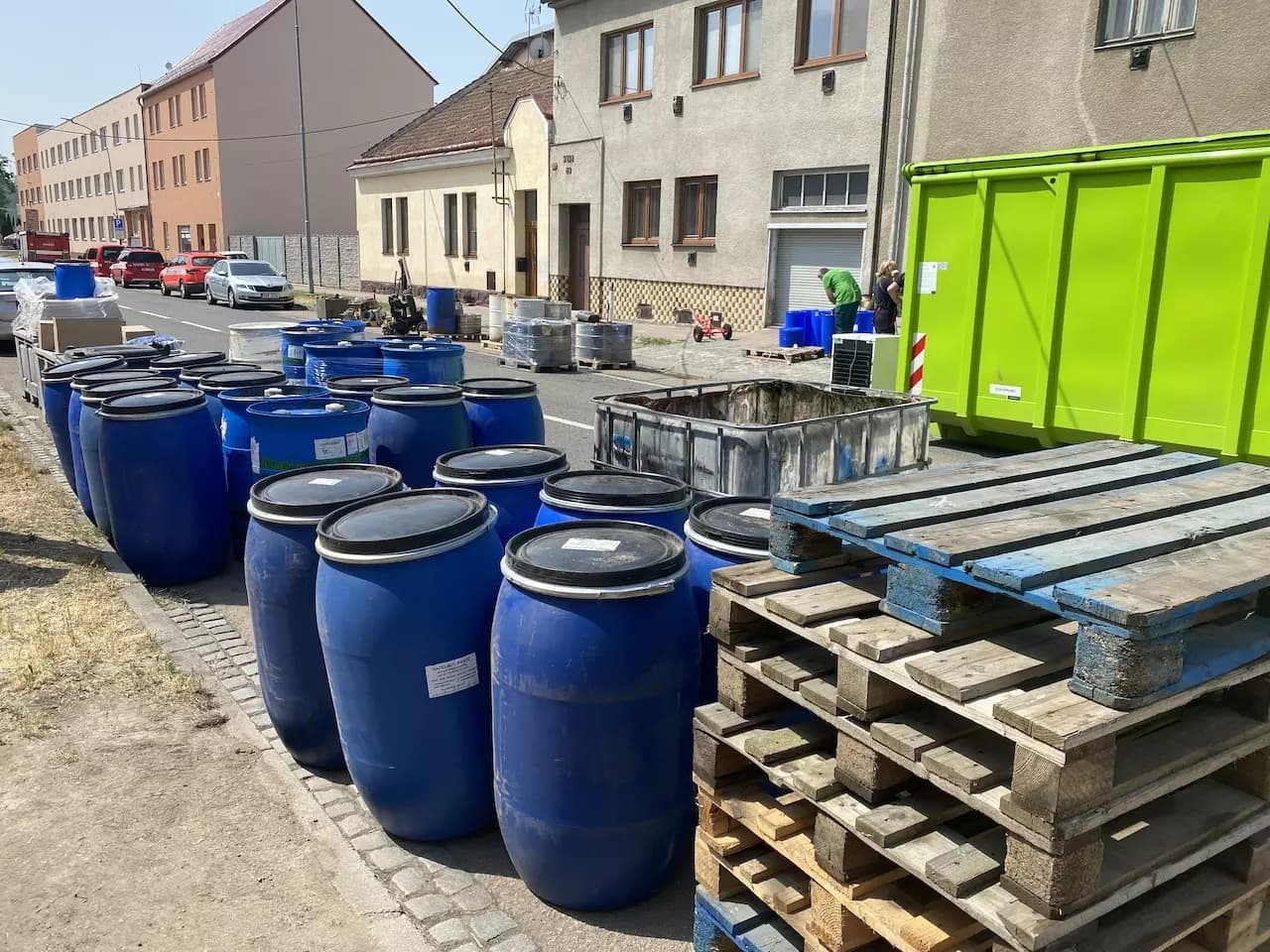 В чешском городе Кыйове перекрыли улицы из-за ликвидации отходов от метамфетамина